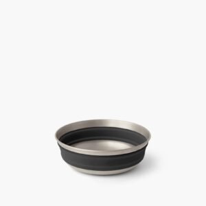 Skládací miska SEATOSUMMIT Detour Stainless Steel Collapsible Bowl M 665ml černá