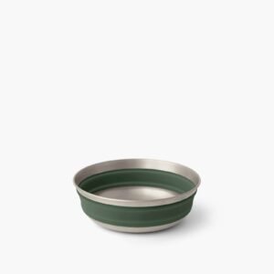 Skládací miska SEATOSUMMIT Detour Stainless Steel Collapsible Bowl M 665ml zelená