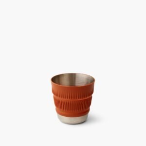 Skládací hrnek SEATOSUMMIT Detour Stainless Steel Collapsible Mug 475ml hnědá